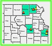 Harmful Algae Bloom County Status Map